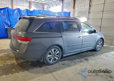 2014 Honda Odyssey Touring from USA, damaged, VIN 5FNRL5H96EB061795